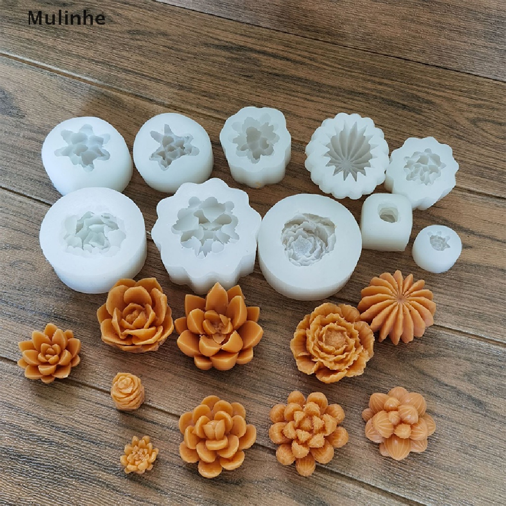 Khuôn Silicone Tạo Hình Làm Chậu Hoa / Nến DIY