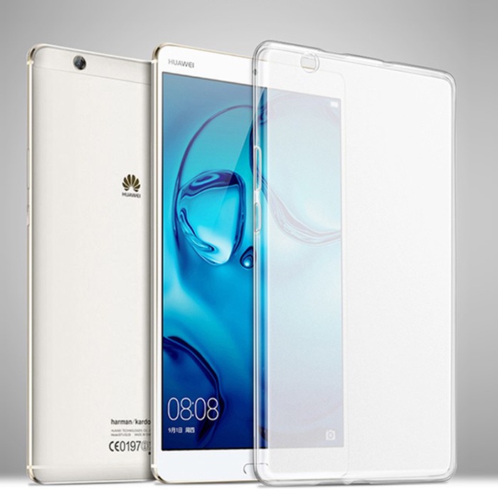 Ốp Máy Tính Bảng TPU Mềm Trong Suốt Chống Sốc Cho Huawei MediaPad M2 8.0 M3 Lite 8 M5 M6 8.4 T3 8" MatePad T8