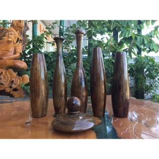 Bình chum gỗ để bàn