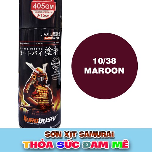 Sơn Samurai màu hạt dẻ 38