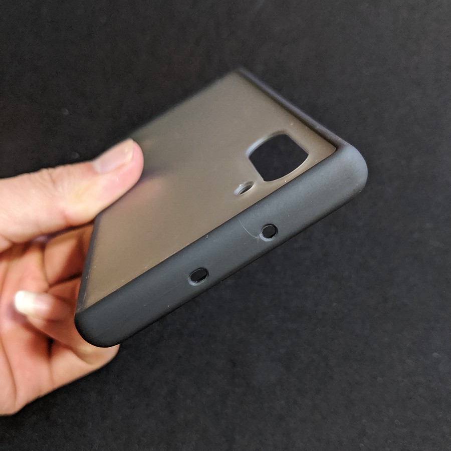 Combo ốp lưng dẻo viền màu - Dán chống xước mặt lưng PPF Galaxy Note 10