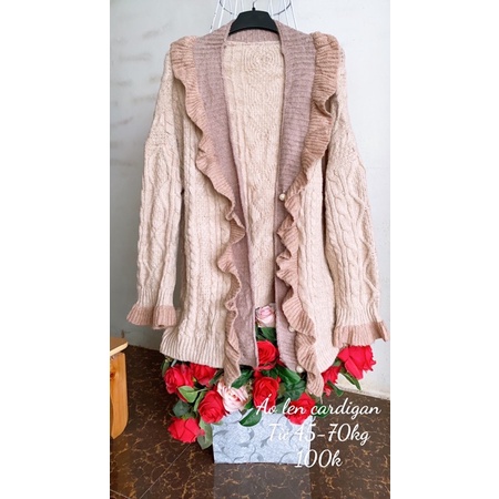 Áo khoác len kiểu cardigan