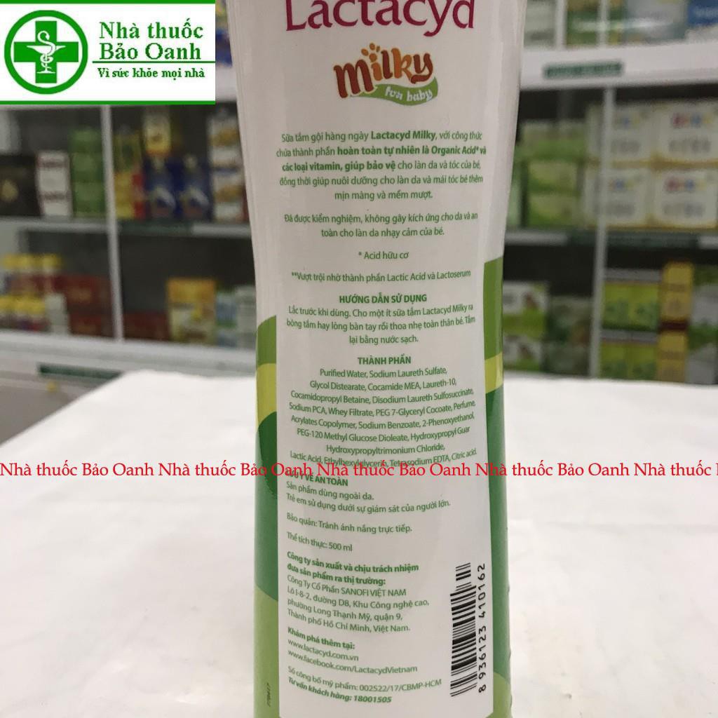 SỮA TẮM GỘI TRẺ EM LACTACYD MILKY