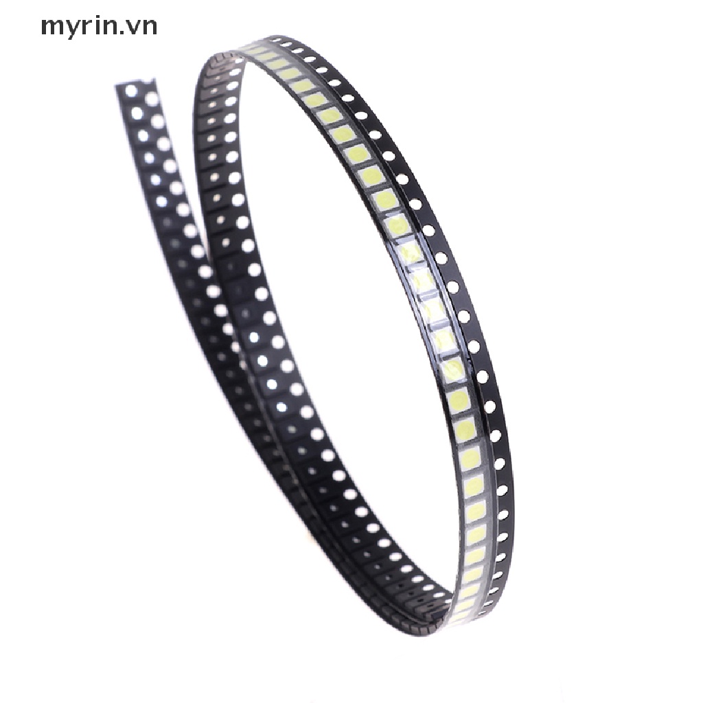 Set 100 Chip Đèn LED SMD 2835 / 3528 1W 3V Ánh Sáng Trắng Dành Cho TV LED Diodes
