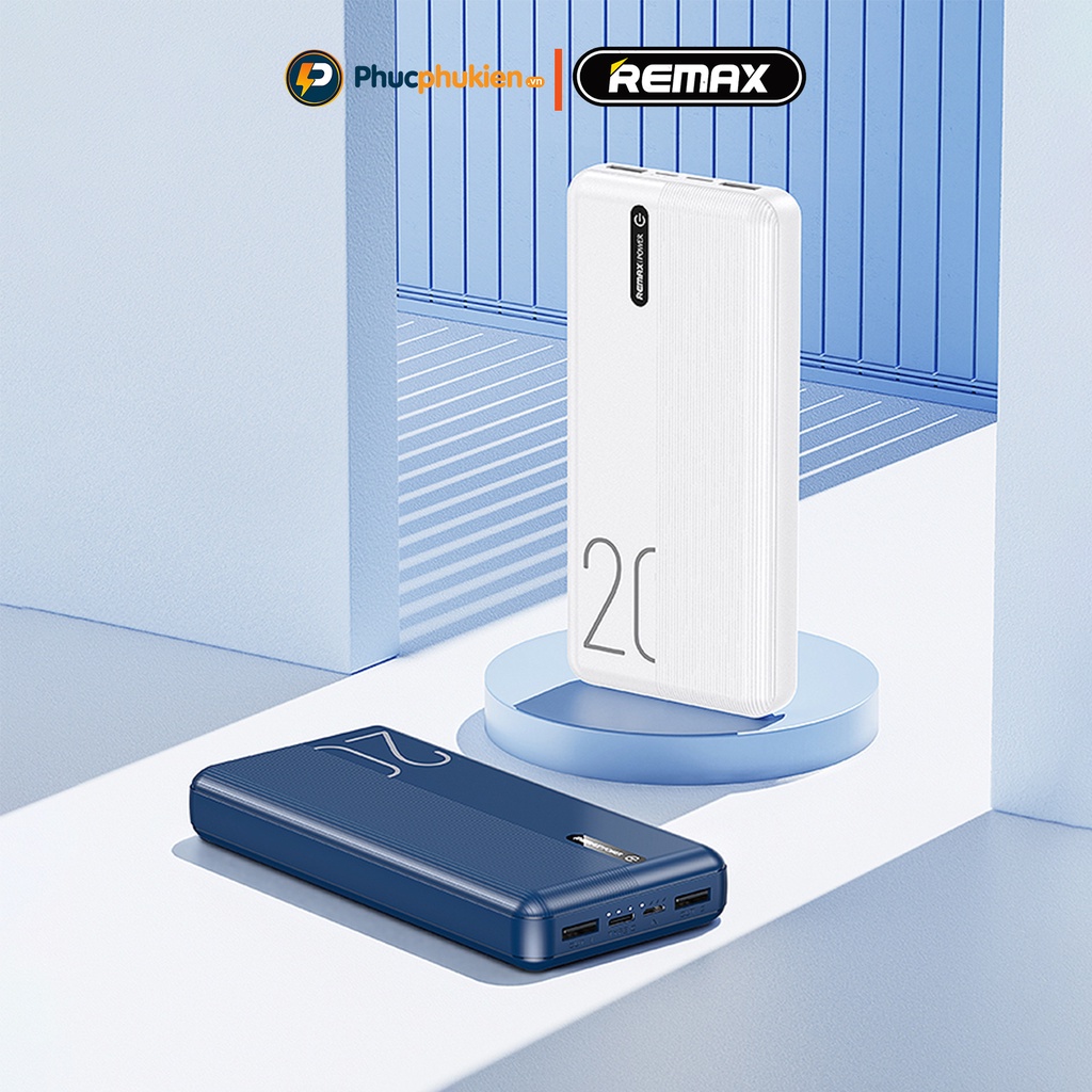 Sạc dự phòng 10000mah chính hãng Remax RPP 295 hỗ trợ sạc nhanh 10w 2 cổng ra - Phúc Phụ Kiện Bảo hành 12 tháng 1 đổi 1