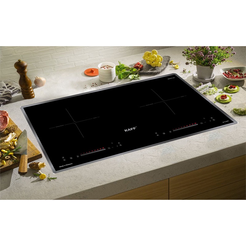Bếp  từ đôi Kaff KF-FL666II - Xuất xứ Malaysia - Đầu đốt EGO Made in Germany- Bảo hành 60 tháng