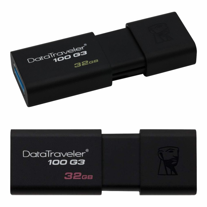 USB 3.0/32GB Kingston DataTraveler 100G3 – Chính hãng – Bảo hành 5 năm