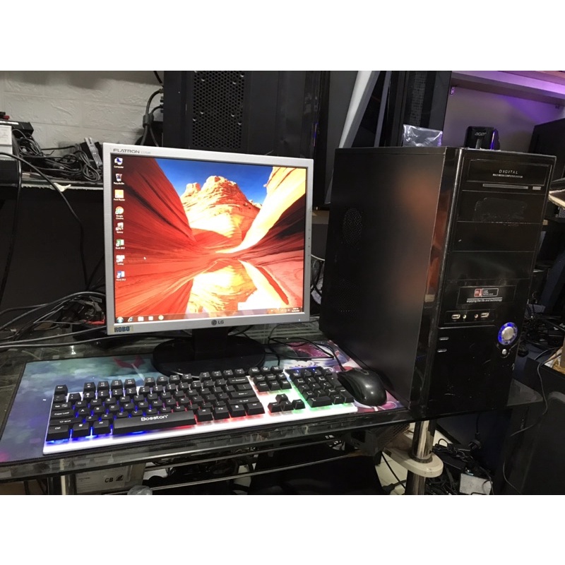 BỘ MÁY TÍNH GIÁ RẺ GHE8400 3GHZ, 4GB DR3