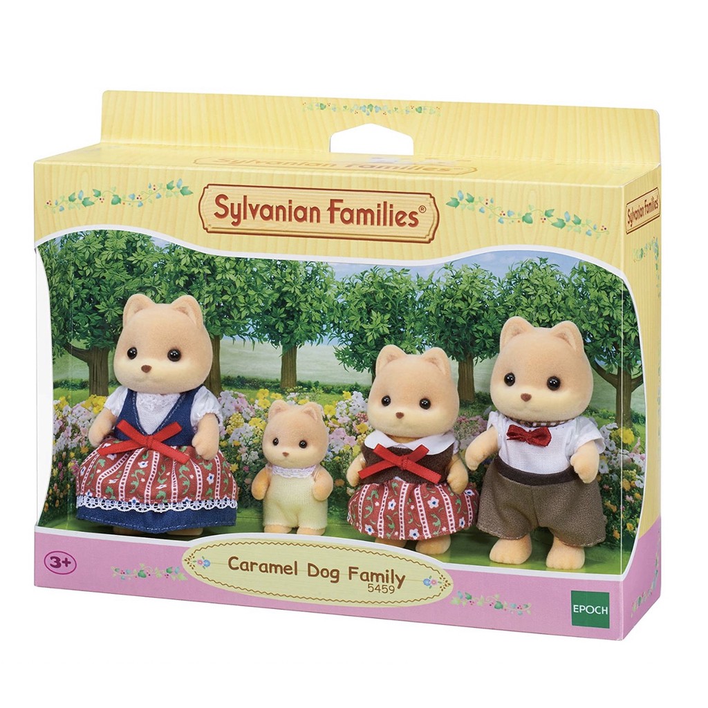 Đồ chơi nhà búp bê Sylvanian Families gia đình chó Caramel 5459