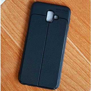 Ốp lưng silicon vân da, chống sốc auto focus galaxy j6 2018/j6 plus 2018