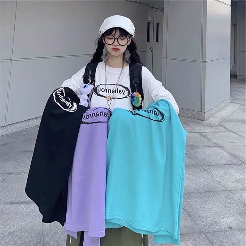 Áo thun cotton da cá dài tay thu đông YAHA (ảnh thật_annstore)