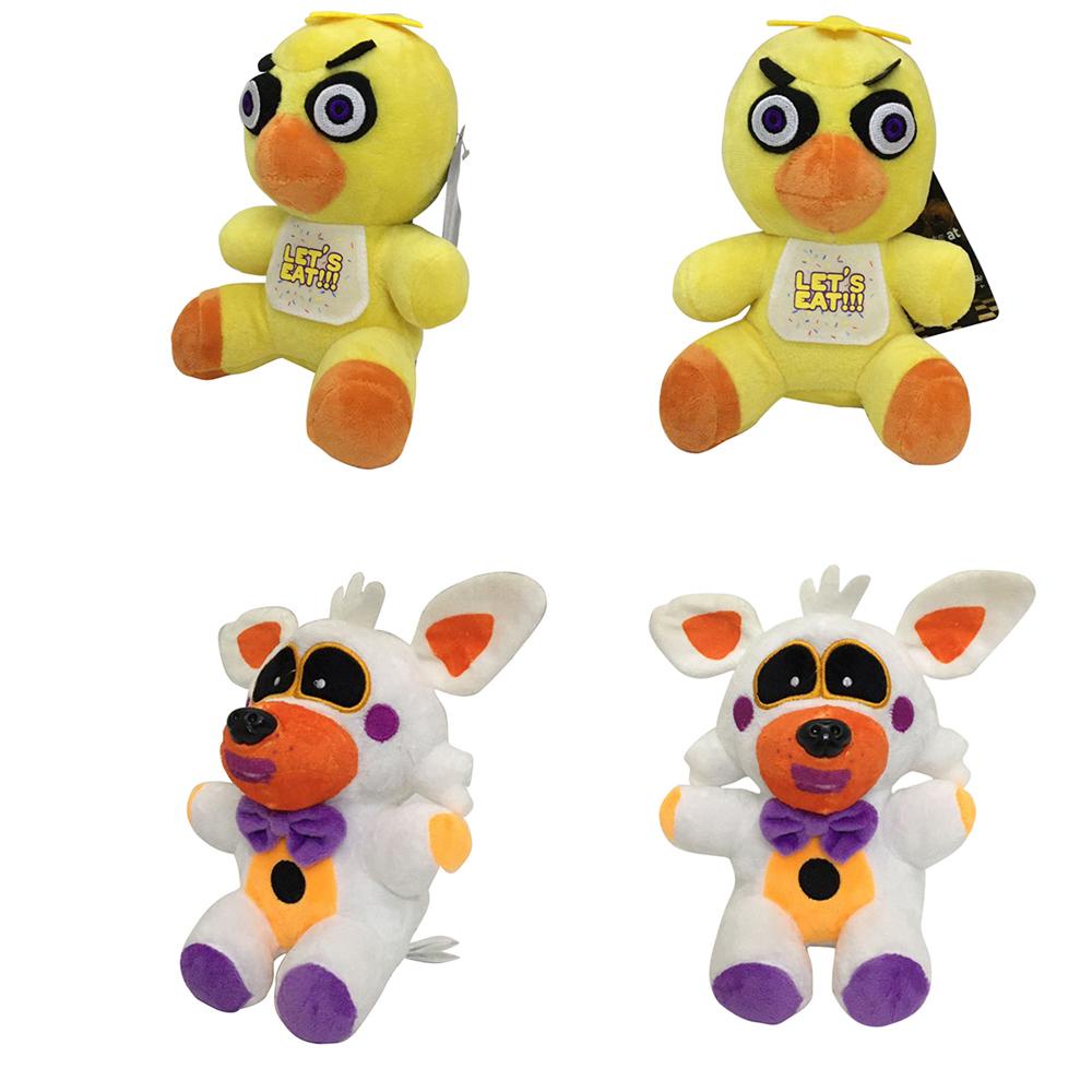 Mmluck Đồ chơi nhồi bông Hoạt Hình chica bonnie rabbit freddy bear