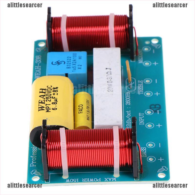 Bộ Lọc Tần Số Âm Thanh Hi-Fi 3 Chiều 120W Cho Loa
