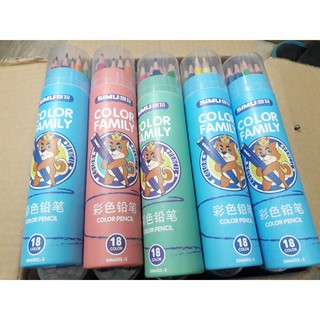 24 ống chì 18 màu = 432 cây bút chì giá sỉ