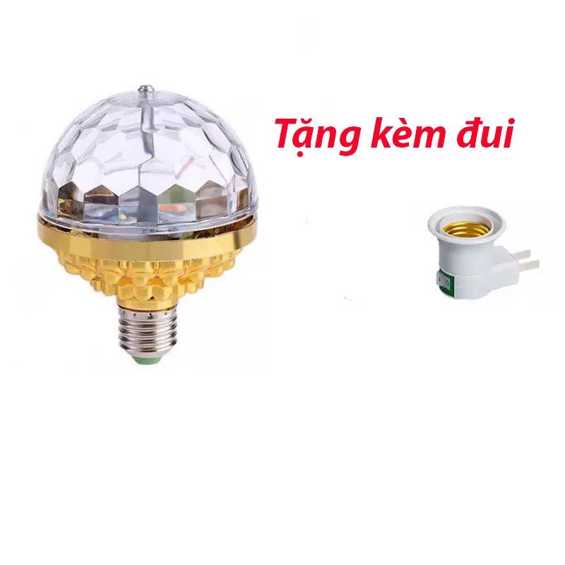 Đèn led 7 màu quẩy BAR mini tặng kèm đuôi , đèn led xoáy 7 màu siêu vippro
