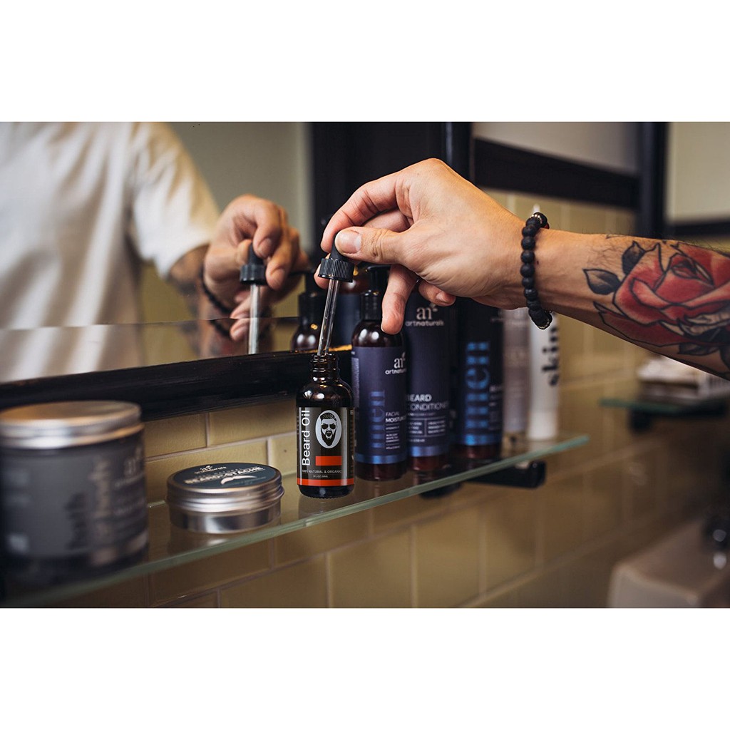 Dầu Dưỡng Râu Beard Oil No.01  - 10ml - 30ml Chống khô da, khán khuẩn, râu vào nếp