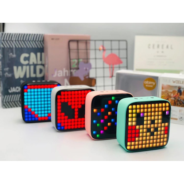 Loa Bluetooth EVO - Tích Hợp Màn Hình Pixel 32 ảnh đèn Ledi