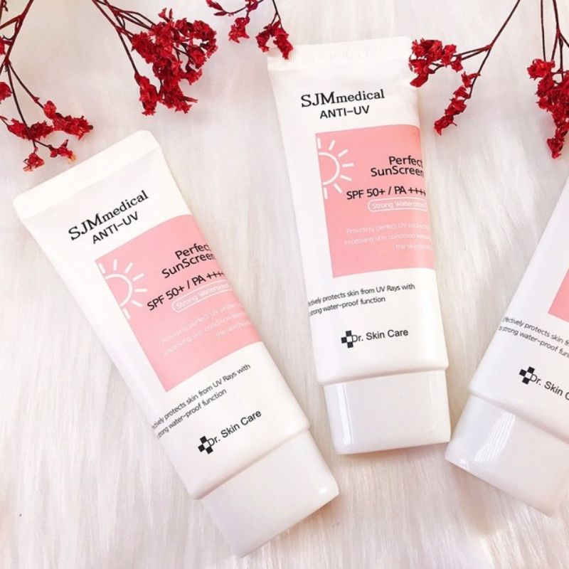 Kem Chống Nắng Dr.Skin Care ❣️Chính Hãng❣️ Kem Chống Nắng SJM medical Anti-Uv Perfect Sunscreen SPF 50+ PA++++