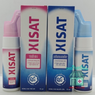 Nước biển sâu xịt thông mũi XISAT chai 75ml