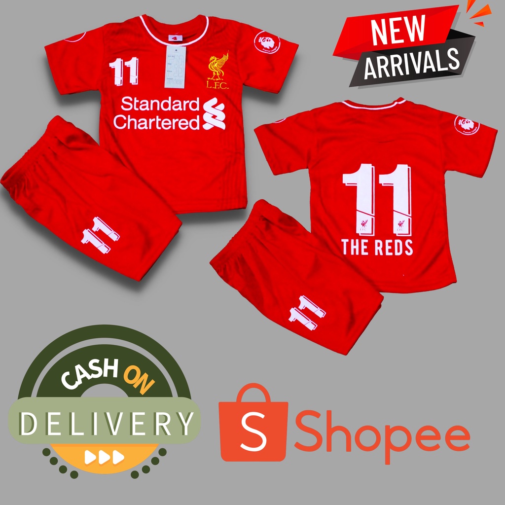 Bộ Quần Áo Bóng Đá Câu Lạc Bộ Liverpool Cho Bé Từ 10-12 Tuổi