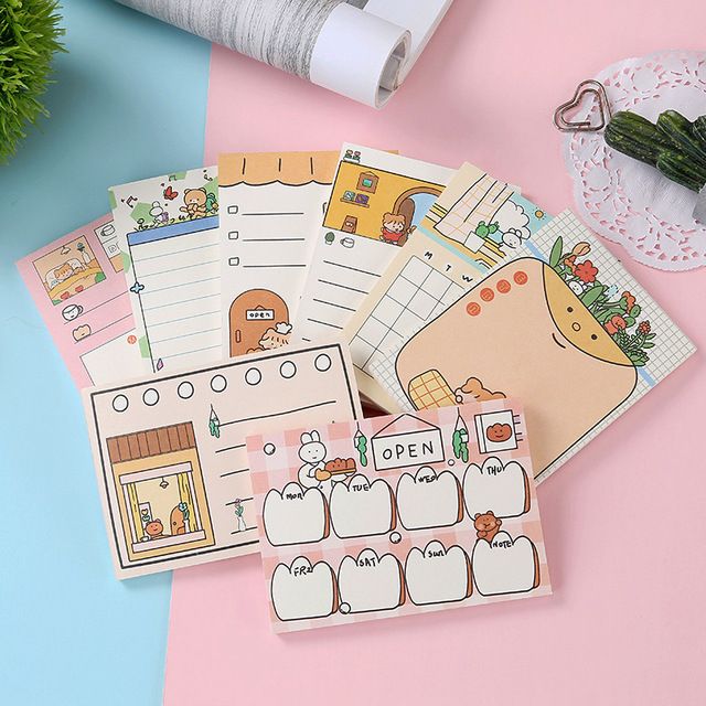 Tập giấy ghi chú , notepad kế hoạch 50 tờ
