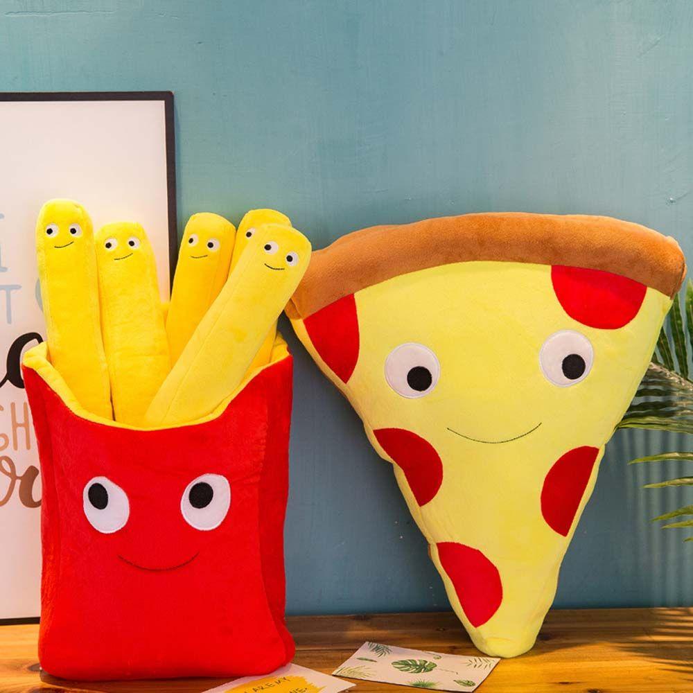 LANFY Gối Nhồi Bông Hình Bánh Pizza Dễ Thương 30 40CM