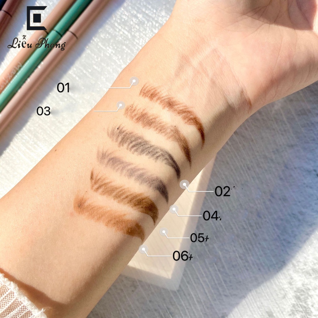 Bút Kẽ Chân Mày MAXFINE , Chì Vẽ Mắt, Chống Lem Chống Nước, Lên Màu Tự Nhiên | BigBuy360 - bigbuy360.vn