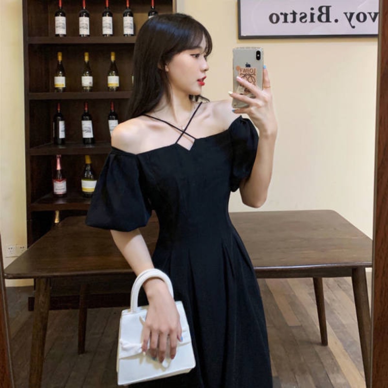 Đầm Dáng Ôm Chiết Eo Phong Cách Retro Pháp Thời Trang Mùa Hè Dành Cho Nữ Có Size Lớn
