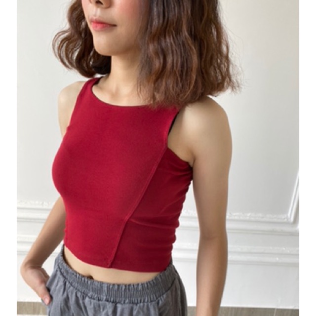 Áo croptop cutout AGE2X hàng VNXK chất lượng cao