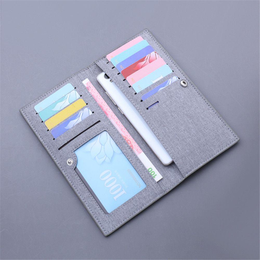 Ví Canvas Đựng Thẻ / Danh Thiếp Thời Trang Công Sở Cho Nam Giá Đỡ