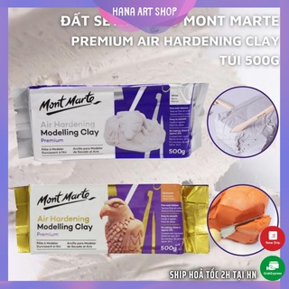 Đất sét tự khô Mont Marte Premiium Air Hardening Modelling Clay 500G 