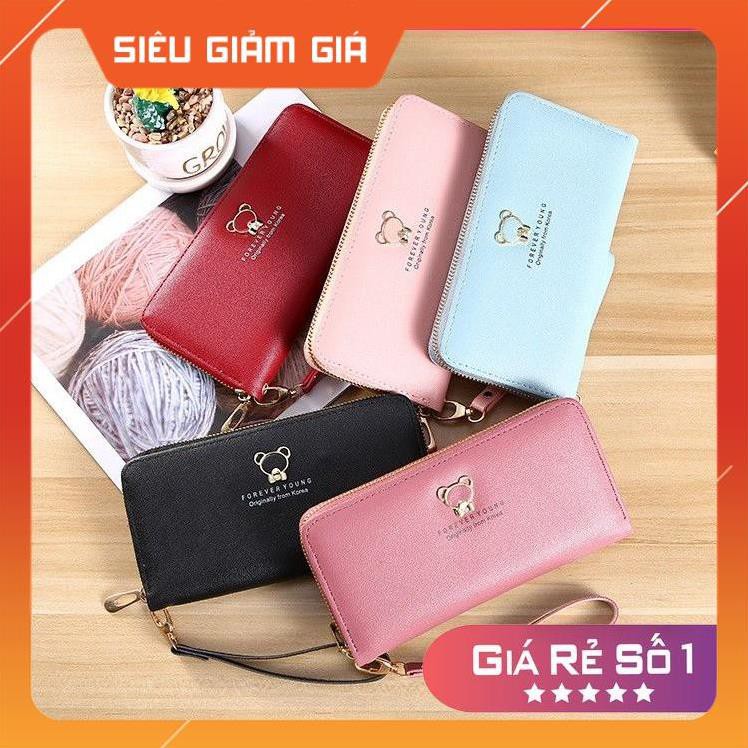 [Mã FAMAYWA2 giảm 10K đơn 50K] Ví nữ dài cầm tay chính hãng cao cấp, sang trọng nhiều ngăn đựng tiền RẺ ĐẸP