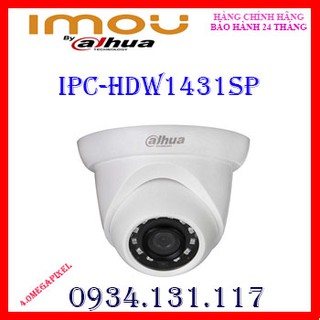 Camera ip dome hồng ngoại 4.0 megapixel dahua ipc-hdw1431sp