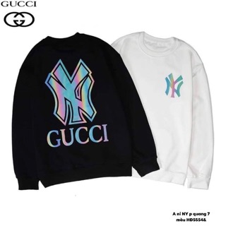 Áo nỉ bo gấu NY phản quang 7 màu dài tay -HĐ