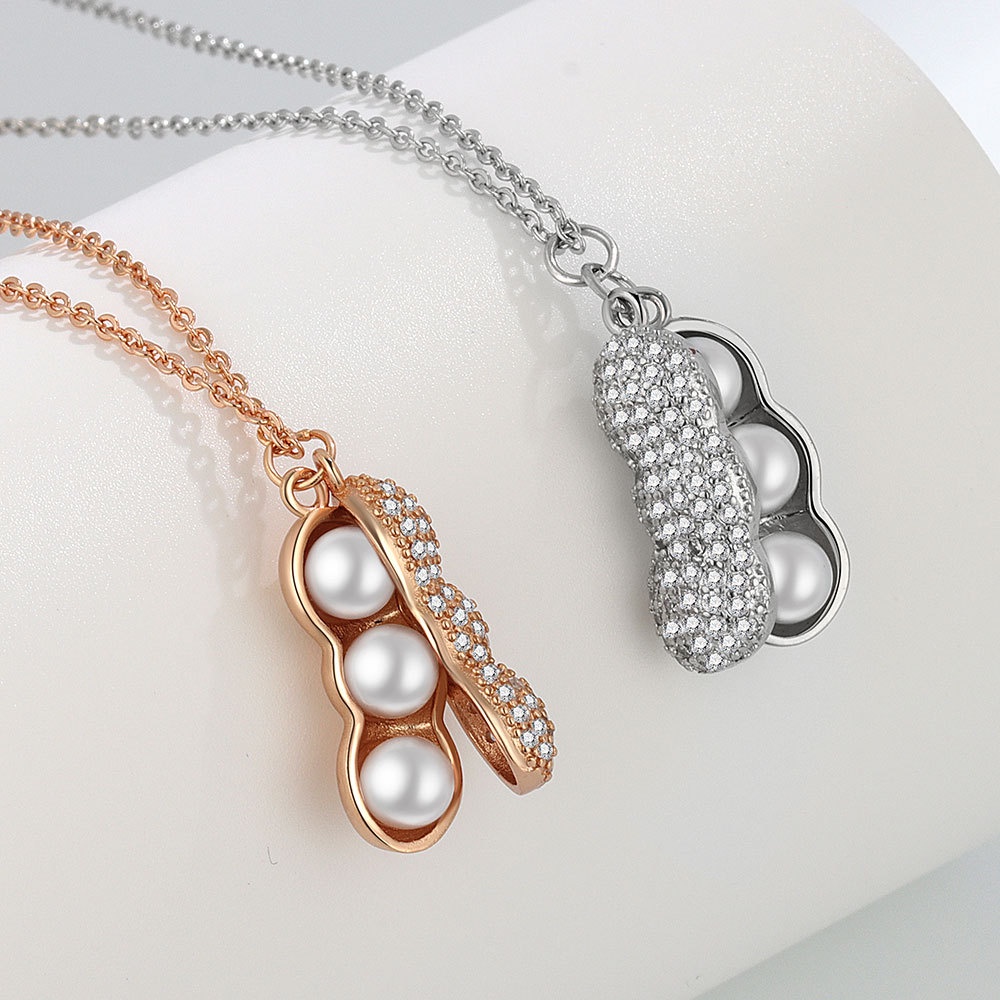 Vòng cổ Ngọc Trai Hình Hạt Đậu Phộng