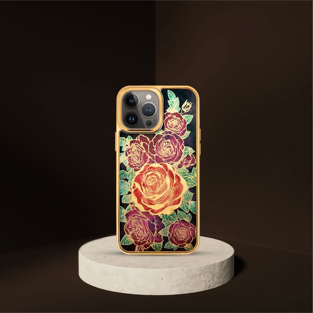 Ốp điện thoại cho iPhone 13 Pro / 13 Pro Max mẫu Rosalie thương hiệu La Sonmai