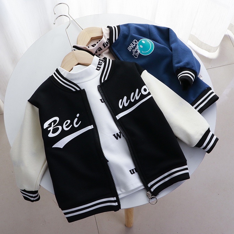 Áo Khoác Thu Đông Bóng Chày dễ thương cho bé, Áo Bomber cho bé sơ sinh tới 5 tuổi