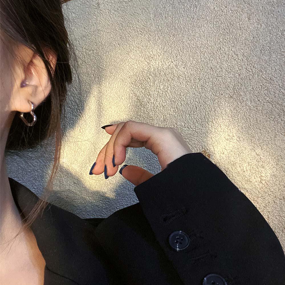 Bông Tai Hình Trái Tim Thời Trang Hàn Quốc VANES1 Dành Cho Nữ