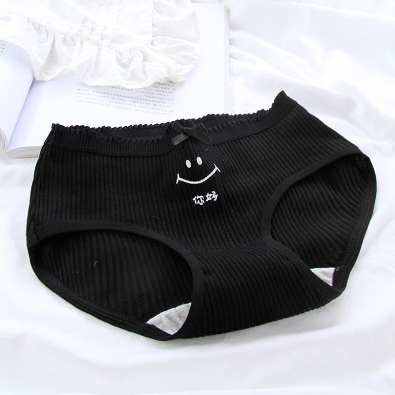 Quần Lót Nữ Cotton Chất Đẹp Black And White Kẻ Caro