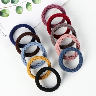 Bộ 10 thun cột tóc dày mềm cột êm tóc