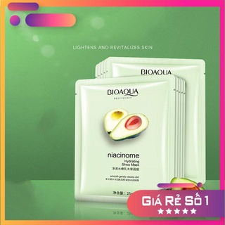 Mặt Nạ Bơ Bioaqua  Dưỡng Ẩm Cấp Nước Làm Trắng Da Niacinome Hydrating Shea Mask