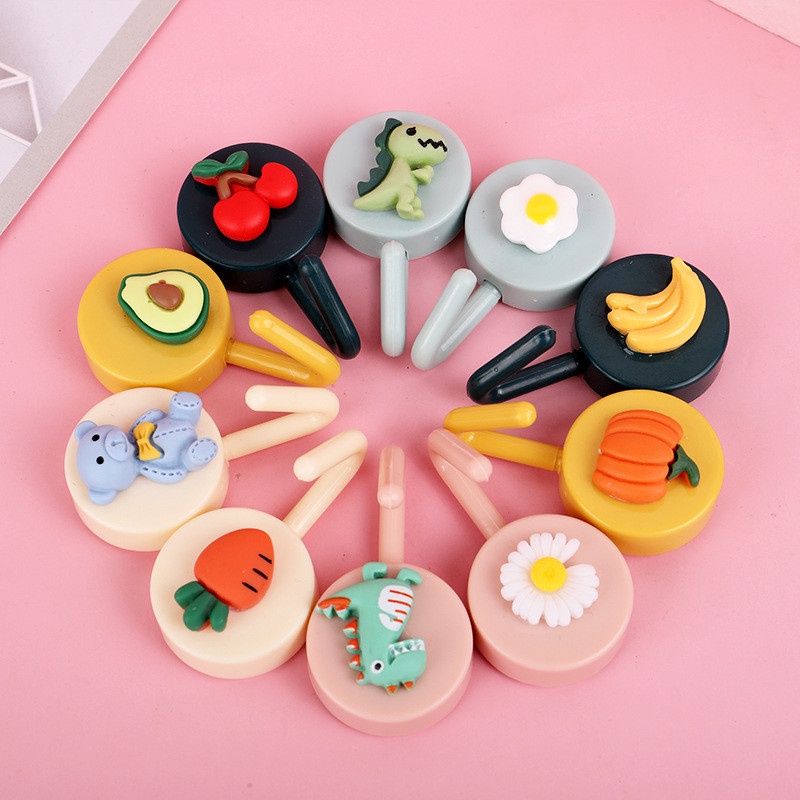 Móc dán tường đa năng treo đồ siêu dính cute, trang trí, nhiều hình dễ thương, tiện dụng