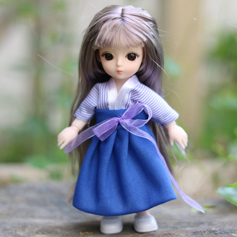 Đầm thời trang cho búp bê 16cm