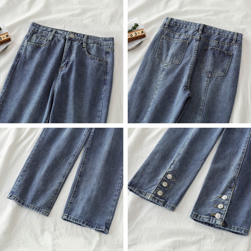 Quần Jeans Nữ Xiaozhainv Thời Trang Hàn Quốc Cá Tính