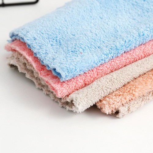 Combo 5 cái 30cm x 30cm Khăn Đa Năng Hàn Quốc Lau Mặt, Lau Tay loại to tiện lợi tro