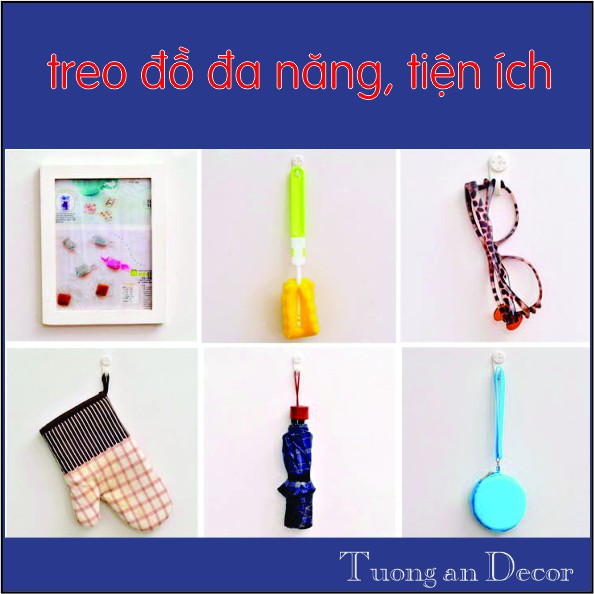 [20 cái] Đinh 3 chân treo tranh, treo khung ảnh, treo đồ tiện dụng - không phải khoan tường