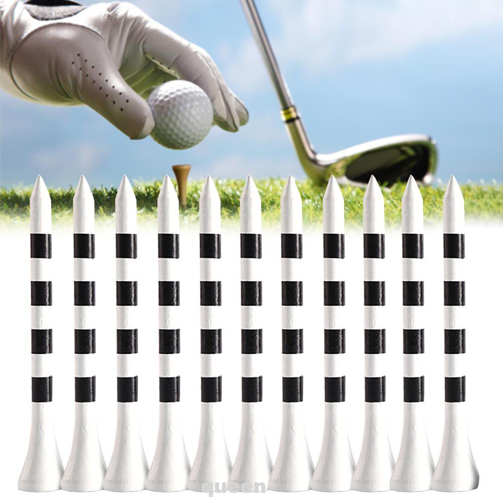100pcs/set Lawn Club Bamboo Outdoor Sports Training Aids Kids Adults Cutting Practice 7cm 8.3cm Golf Tees
