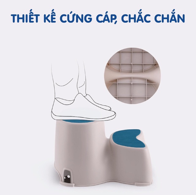 GHẾ BẬC KÊ CHÂN HOLLA ĐA NĂNG CHO BÉ