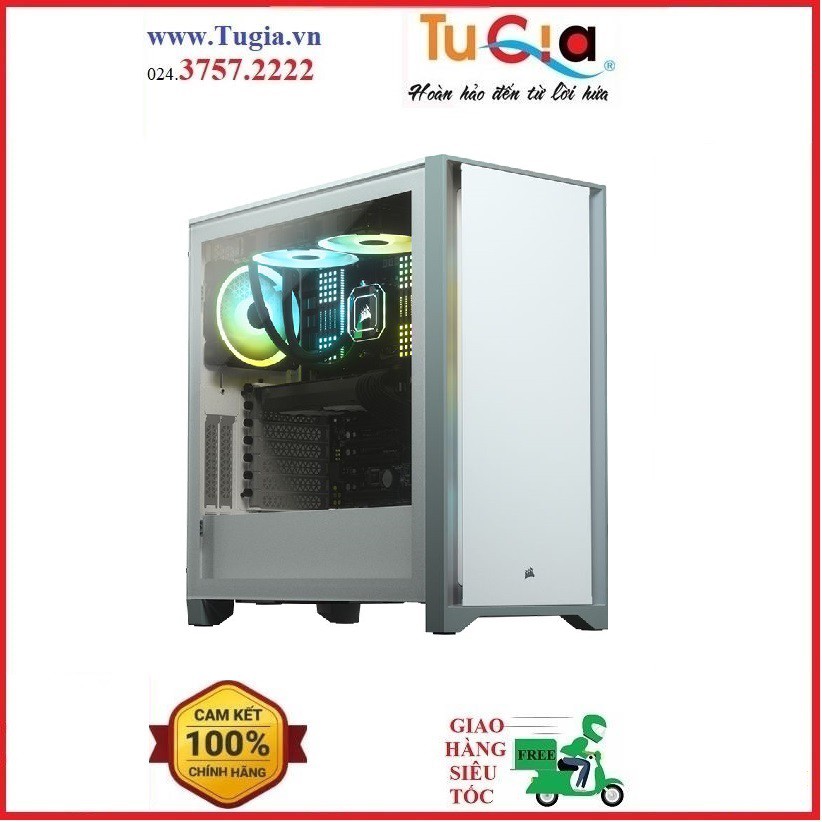 Vỏ máy tính Corsair 5000D TG White