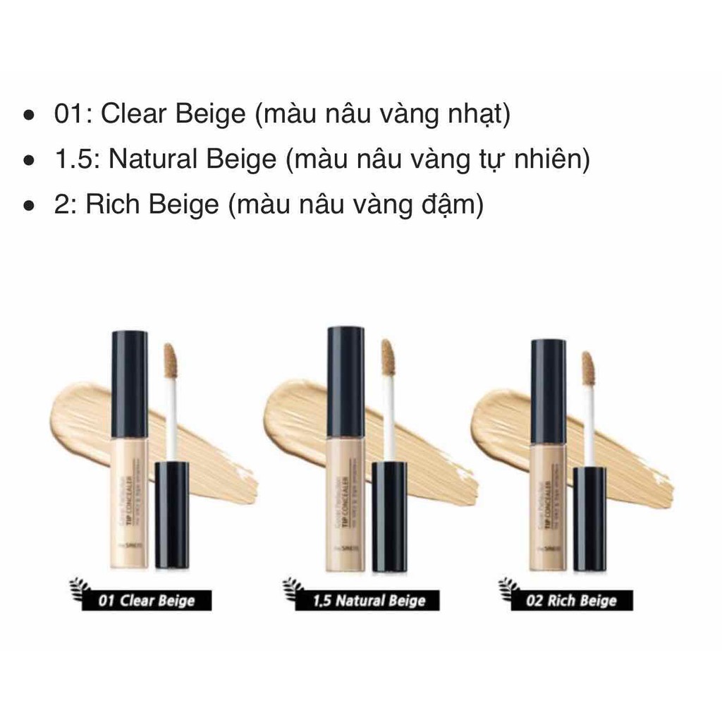 Kem Che Khuyết Điểm Hoàn Hảo The Saem Cover Perfection Tip Concealer | BigBuy360 - bigbuy360.vn